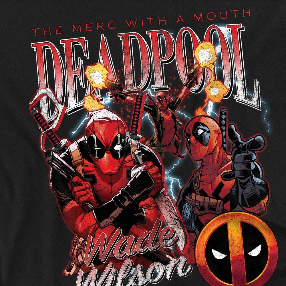 Black - Marvel - Deadpool Homage Tee Long Sleeve T-Shirt Black - 2