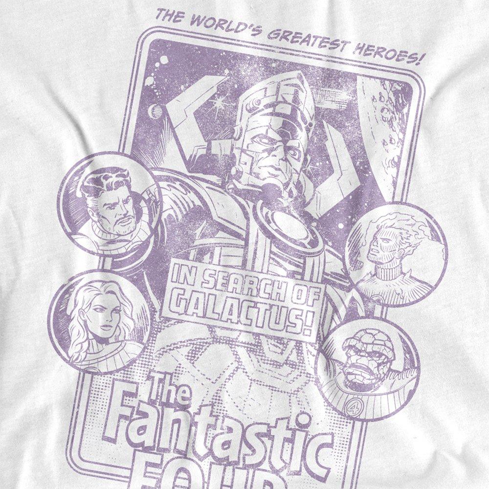 White - Marvel - Fantastic Four In Search Of Galactus Mono T-Shirt - 2