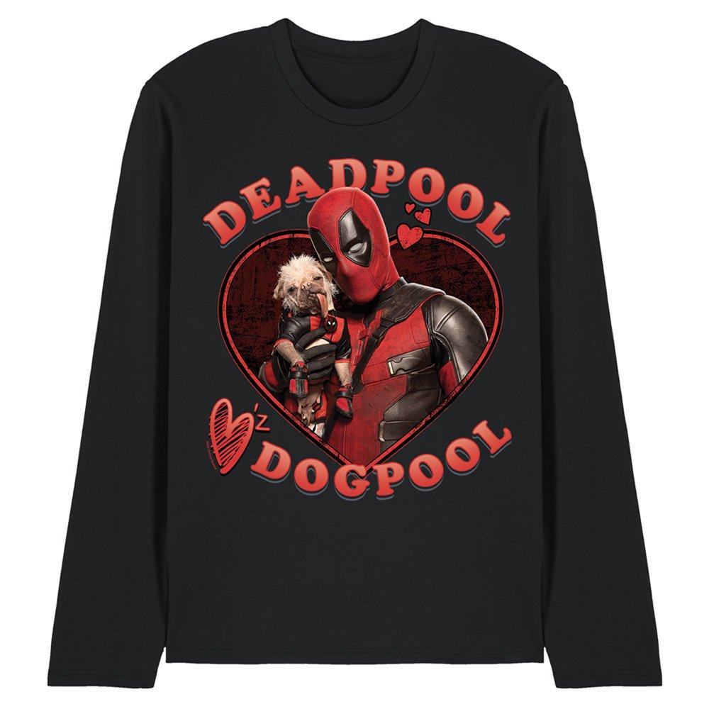 Black - Marvel - Deadpool Wolverine Wade Loves Dogpool Long Sleeve - 1