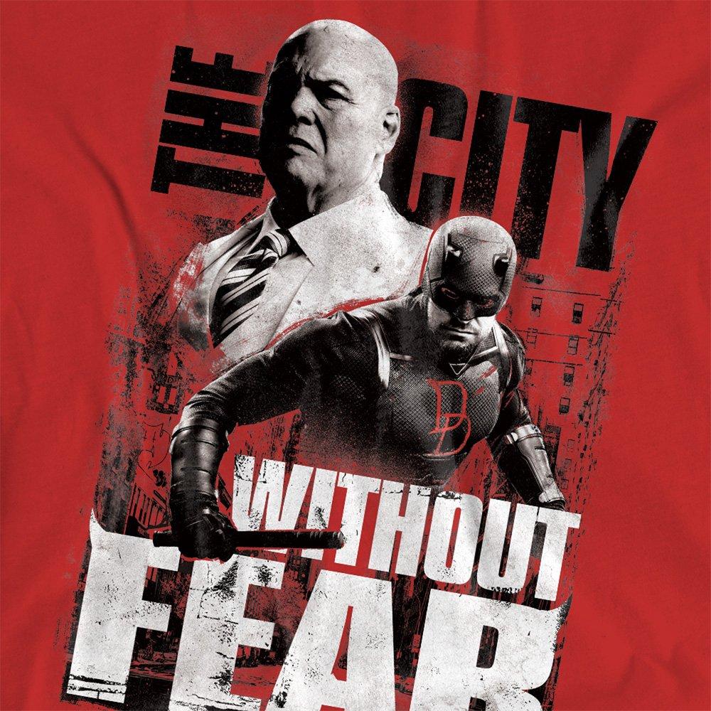 Red - Marvel - Daredevil Murdock Kingpin City Without Fear T-Shir - 2