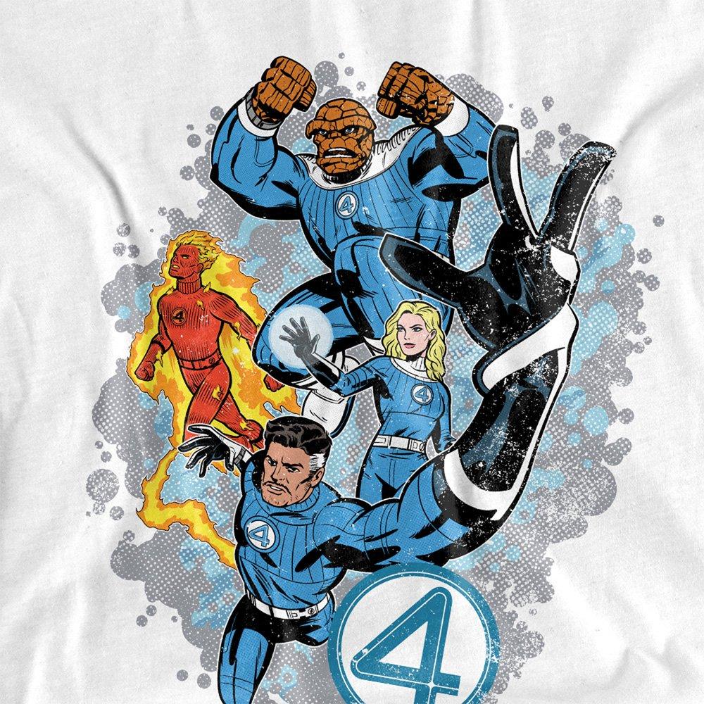 White - Marvel - Fantastic Four The First Family Together Long Slee - 2