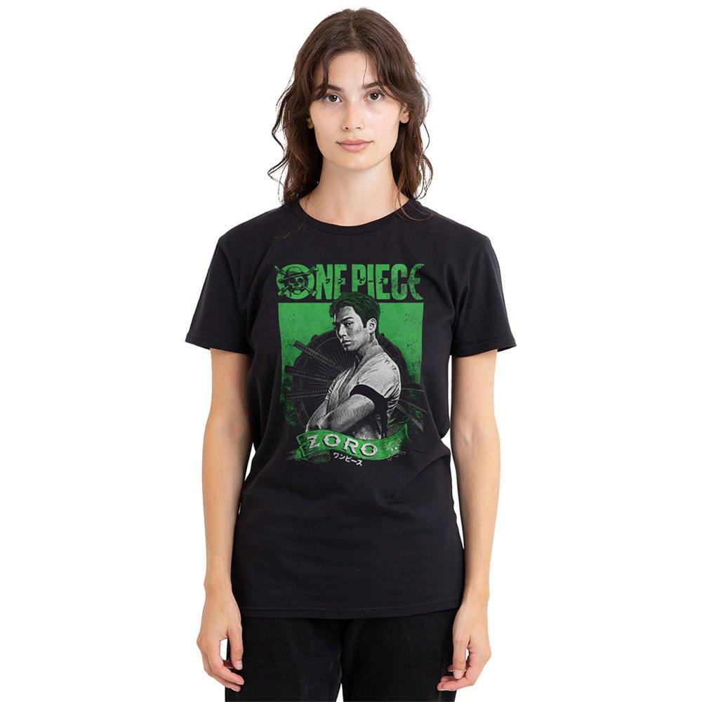 Black - One Piece - One Piece (Netflix) Zoro Etched Portrait Ladies T - 1
