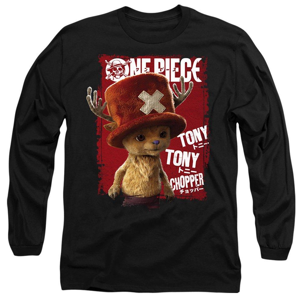 One Piece Chopper Select Screen Long Sleeve T-Shirt Black