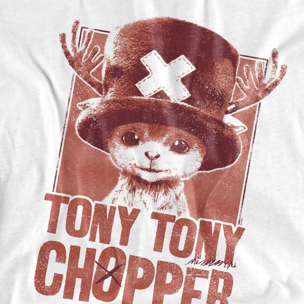 White - One Piece - Chopper Tonal Portrait T-Shirt White - 2