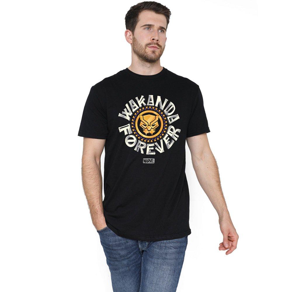 Black Panther Black Panther Wakanda Street Mens T-Shirt Black