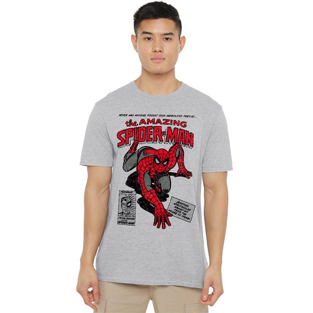 Grey - Spiderman - Spiderman Merciless Foes Mens T-Shirt Grey - 1