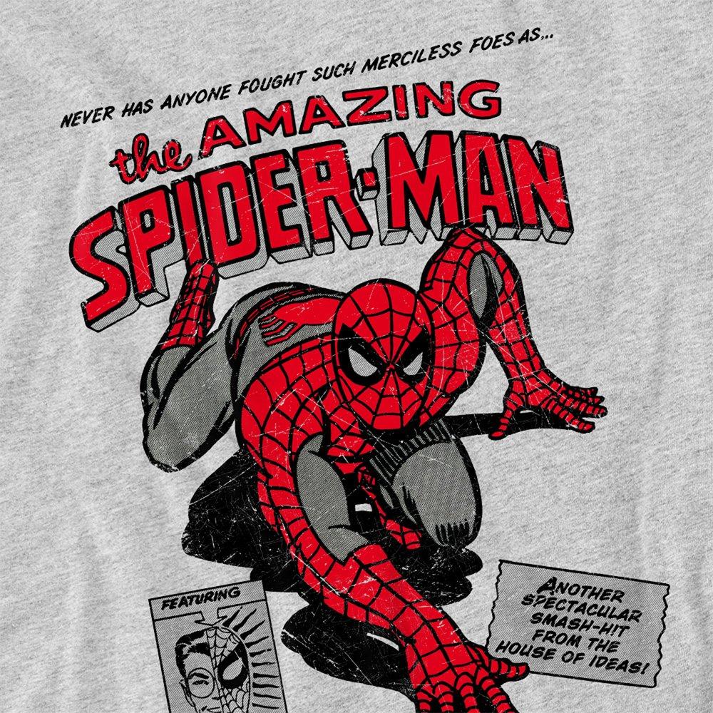 Grey - Spiderman - Spiderman Merciless Foes Mens T-Shirt Grey - 2
