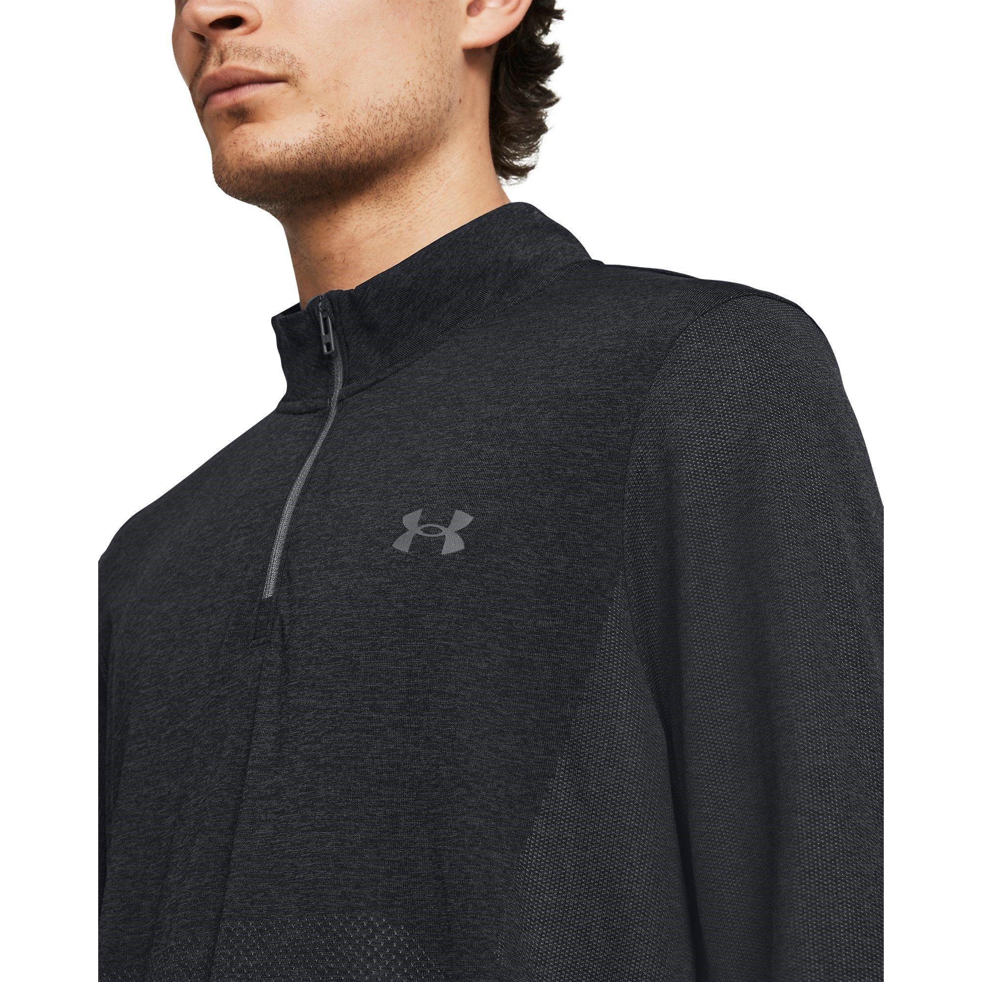 Gris - Under Armour - Seamless Stride ¼ Zip - 4