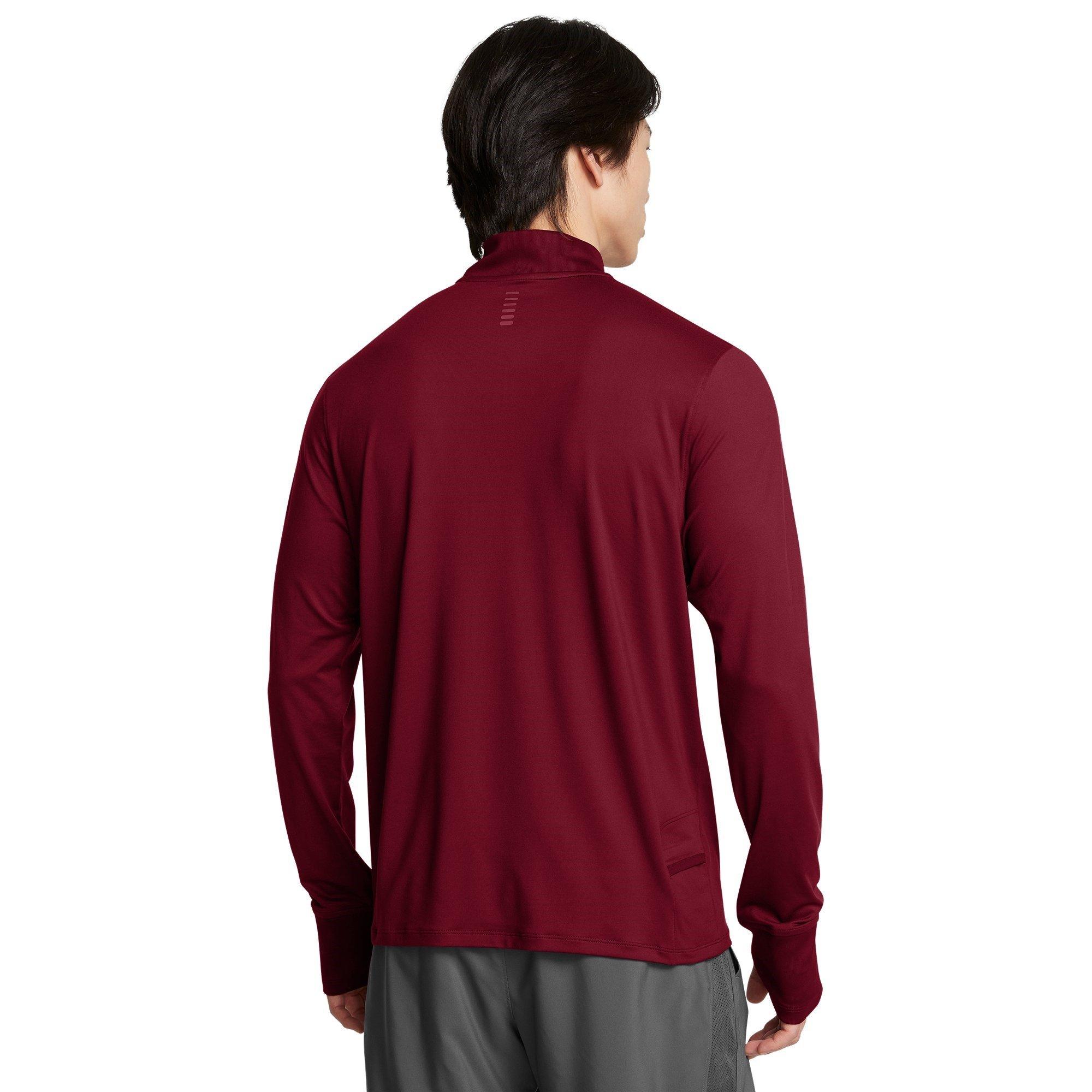 Vermelho - Under Armour - Qualifier Run Quarter Zip Mens - 3