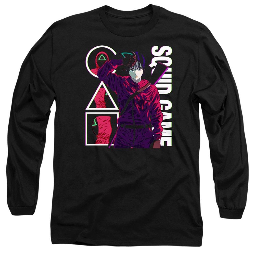 Black - Squid Game - Squid Game - Season Three Anime Guards Long Sleeve - 1
