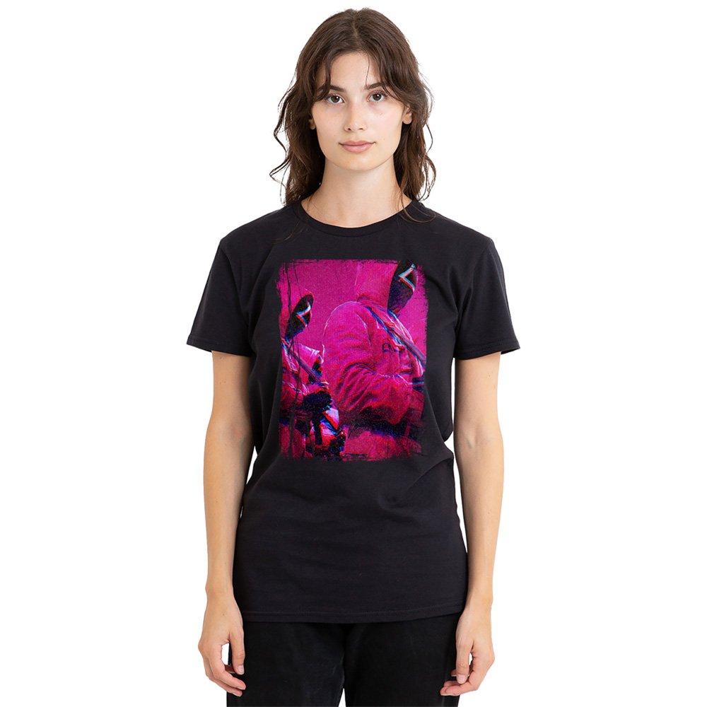 Black - Squid Game - Squid Game Guards TV Screen Ladies T Shirt Black - 1