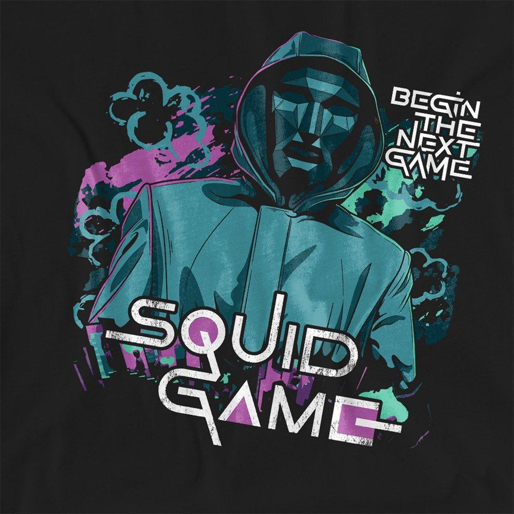 Black - Squid Game - Squid Game Front Man Begin the Next Game Ladies T - 2