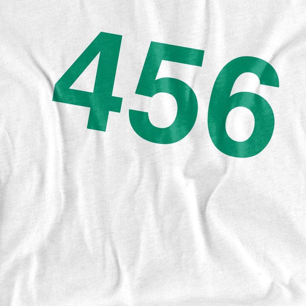 White - Squid Game - Squid Game Player 456 Ladies T Shirt White - 2