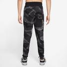 Noir/Gris - Nike - Dri-FIT Men's Camo Tapered Fitness Pants - 2