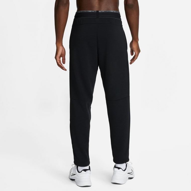 Noir/Gris - Nike - Pro Men's Fleece Fitness Pants - 2