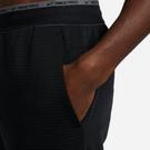 Noir/Gris - Nike - Pro Men's Fleece Fitness Pants - 3