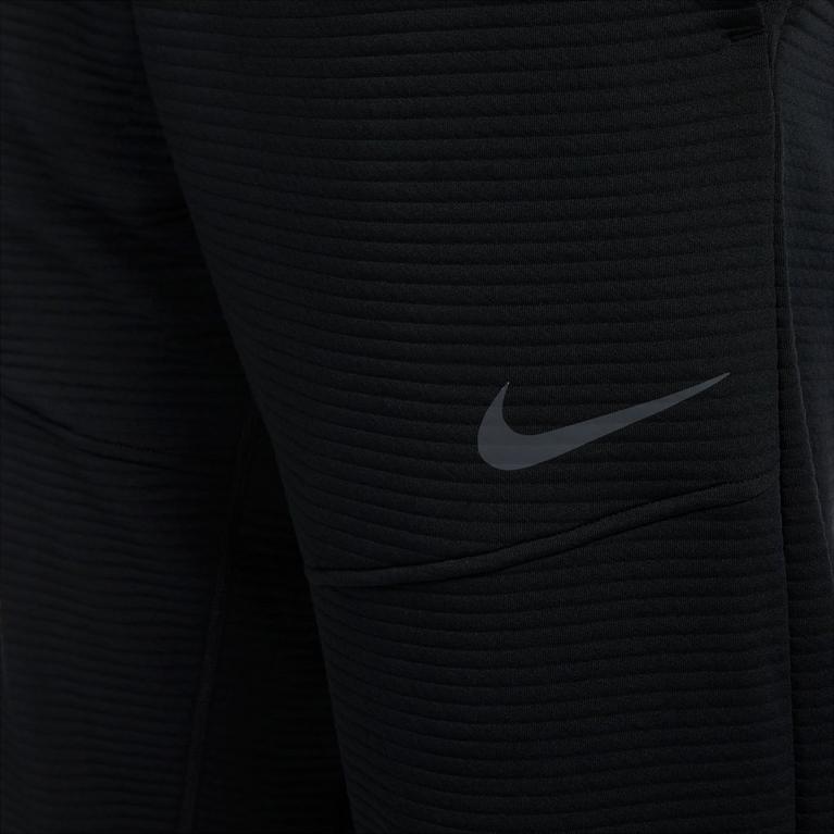 Noir/Gris - Nike - Pro Men's Fleece Fitness Pants - 4