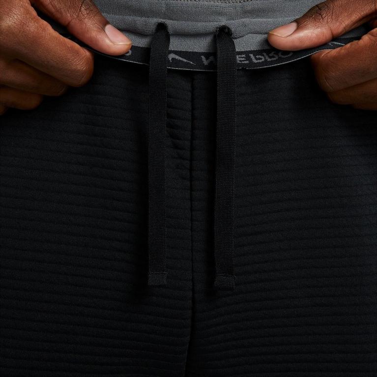 Noir/Gris - Nike - Pro Men's Fleece Fitness Pants - 5