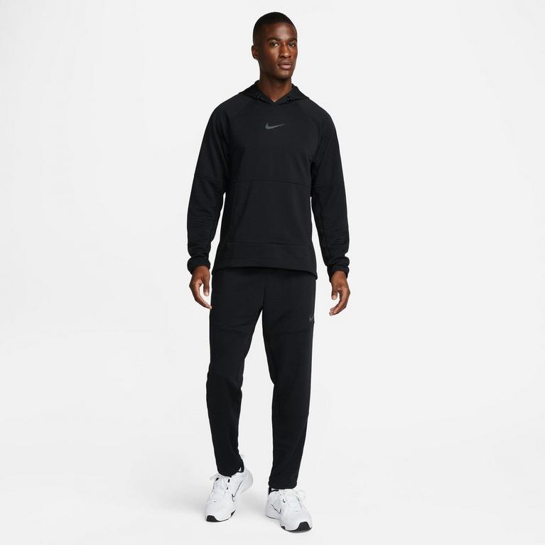 Noir/Gris - Nike - Pro Men's Fleece Fitness Pants - 7