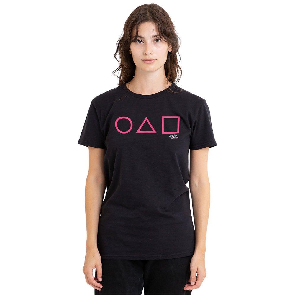 Black - Squid Game - Squid Game Main Icons Pink Ladies T Shirt Black - 1