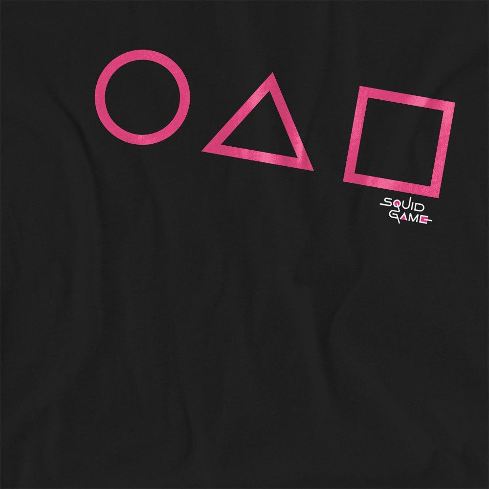 Black - Squid Game - Squid Game Main Icons Pink Ladies T Shirt Black - 2