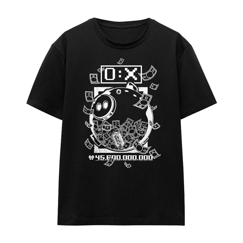 Black - Squid Game - Squid Game Piggy Bank Ladies T Shirt Black - 4