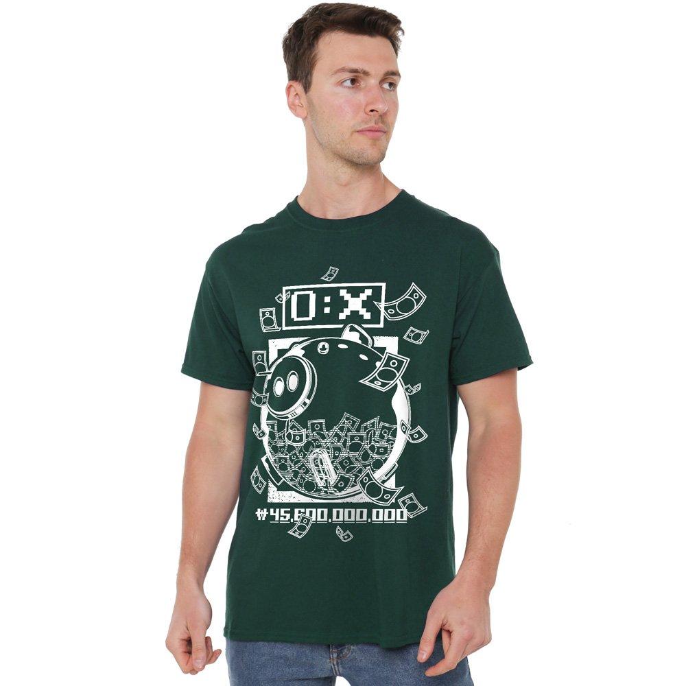 Dark Green - Squid Game - Squid Game Piggy Bank T-Shirt Dark Forest Green - 1
