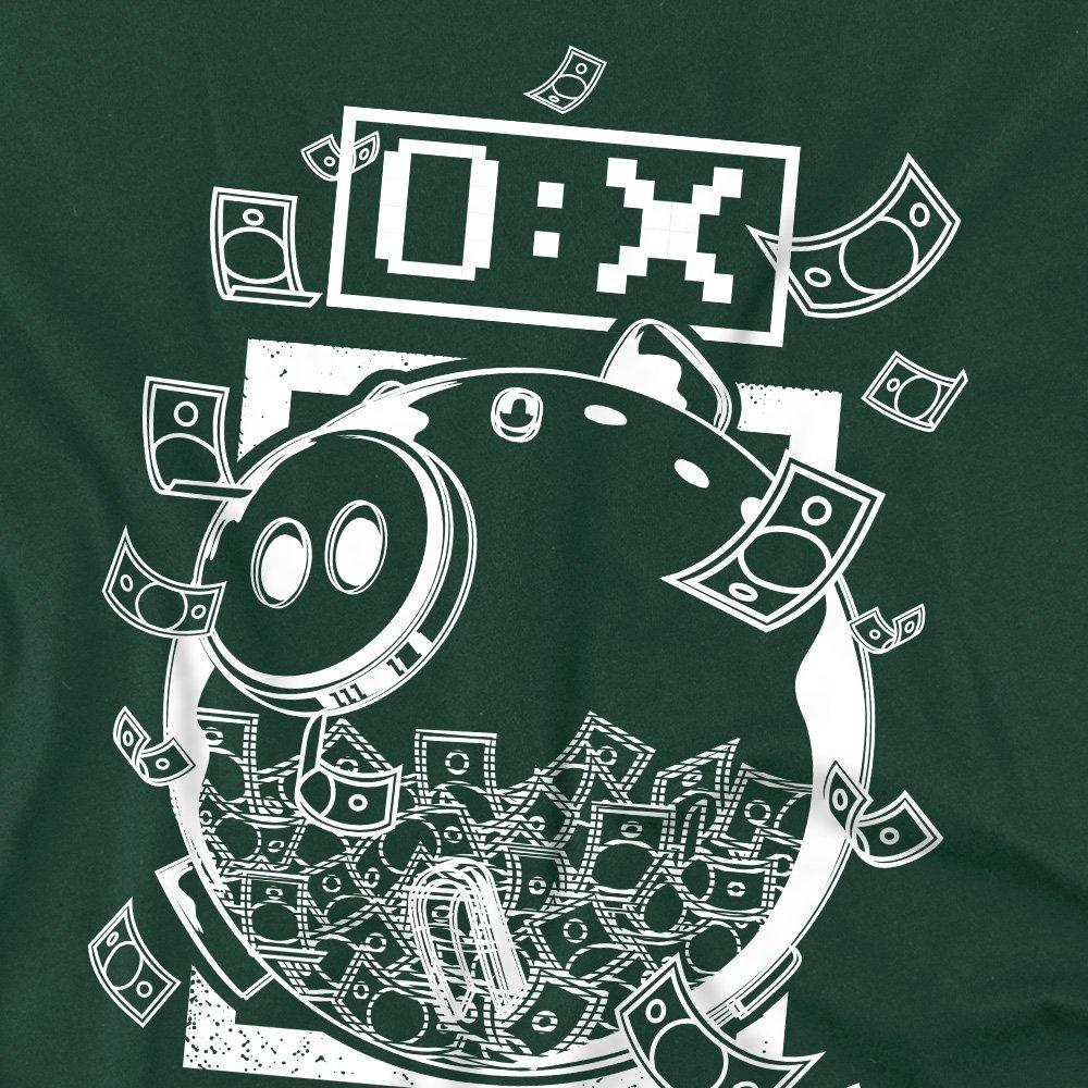 Dark Green - Squid Game - Squid Game Piggy Bank T-Shirt Dark Forest Green - 2