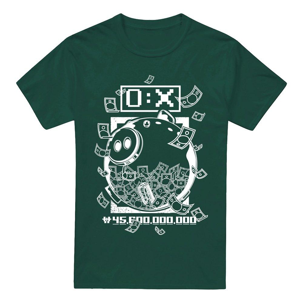 Dark Green - Squid Game - Squid Game Piggy Bank T-Shirt Dark Forest Green - 4