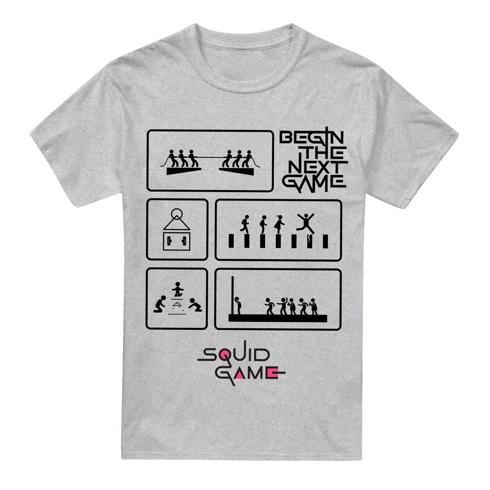 Grey - Squid Game - SQUID GAME SQUID GAMES NEXT GAME T-Shirt - 4