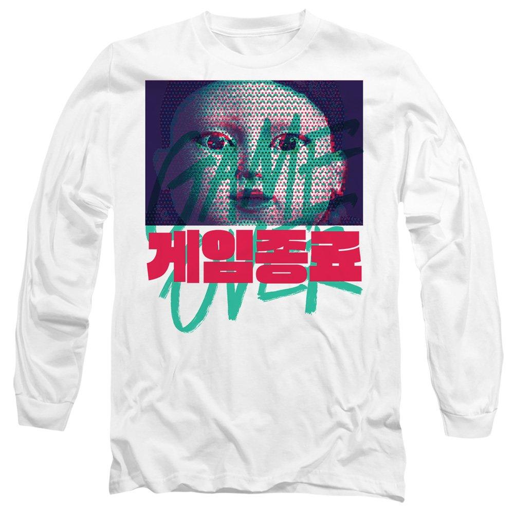 White - Squid Game - SQUID GAME DUO TONE YOUNG-HEE Long Sleeve T-Shirt - 1