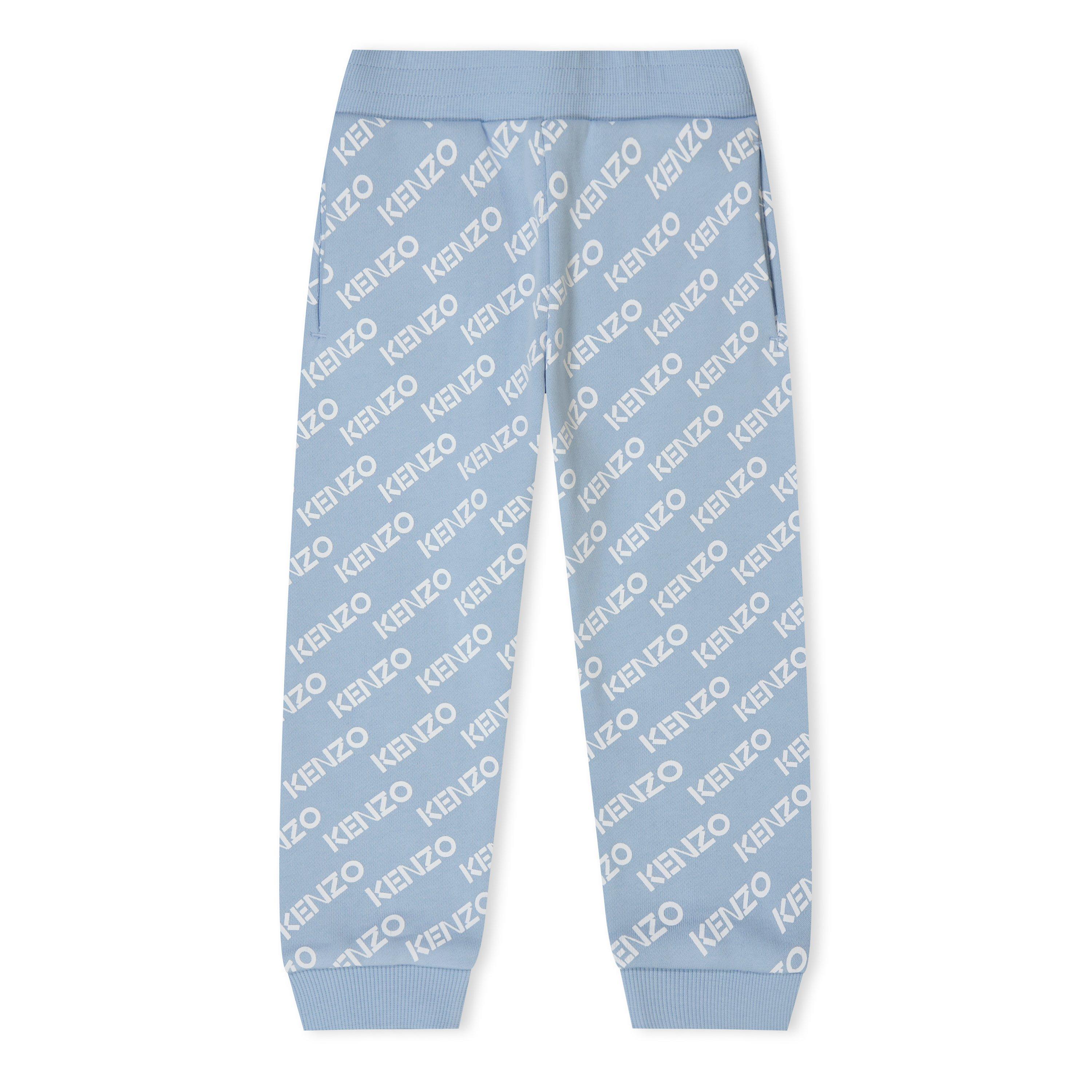 Pale Blu 794 - Kenzo - Kids' Printed Closed Hem Jersey Joggers - 1
