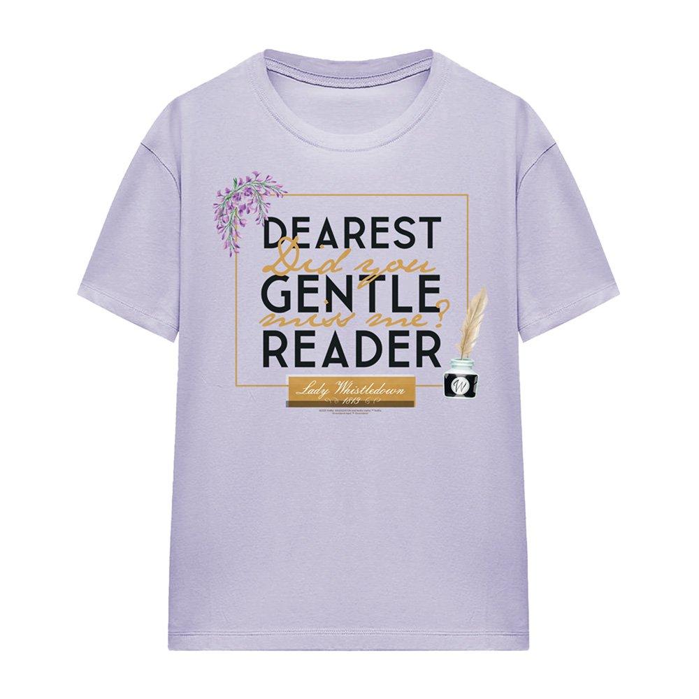 Purple - Bridgerton - Bridgerton - Dearest Gentle Reader T-Shirt Soft L - 4