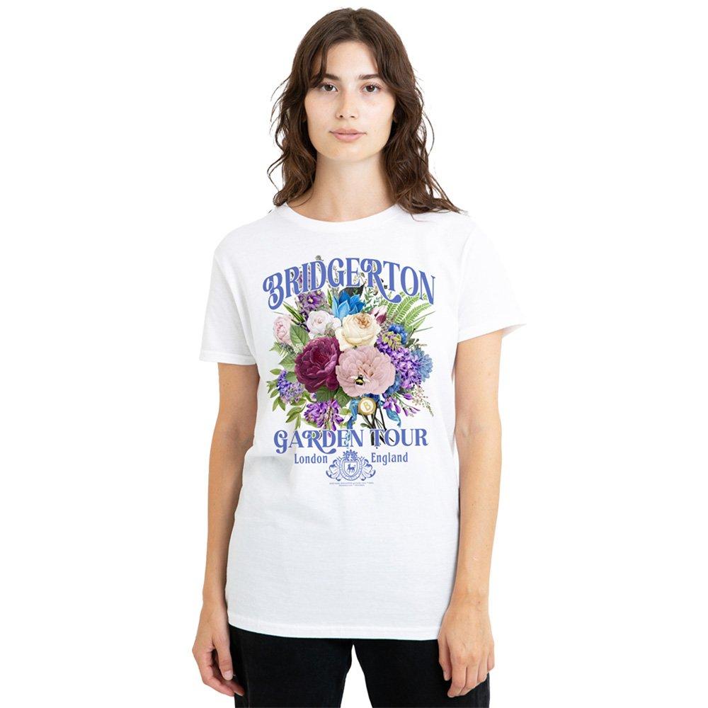 Bridgerton Bridgerton - Bridgerton Garden Tour T-Shirt White