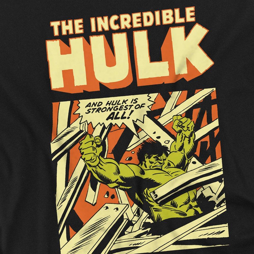 Black - Hulk - Hulk Rage Mens T-Shirt Black - 2