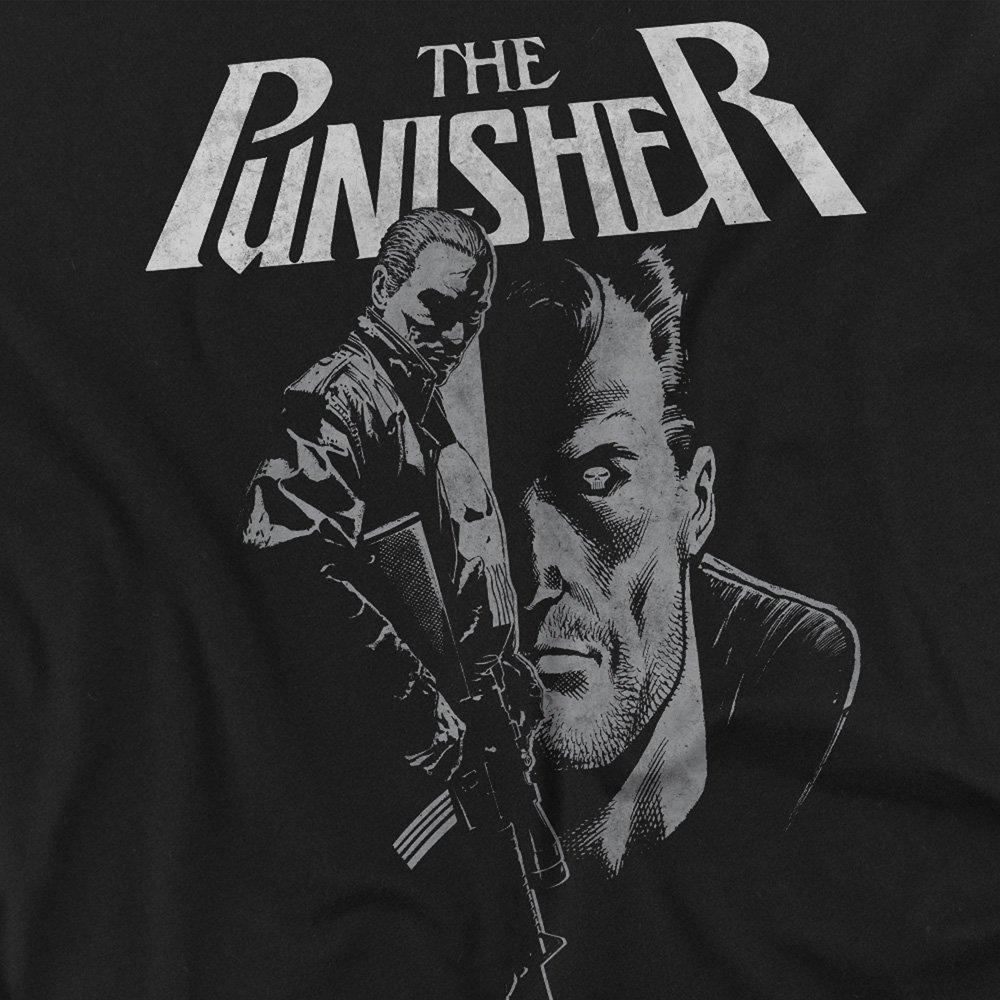 Black - Punisher - Punisher Rifle Cotton Mens T-Shirt Black - 2