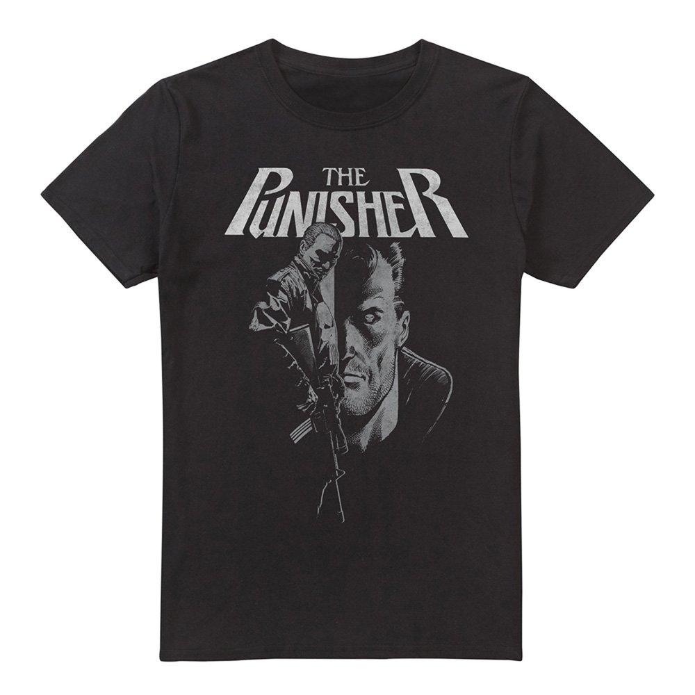 Black - Punisher - Punisher Rifle Cotton Mens T-Shirt Black - 4