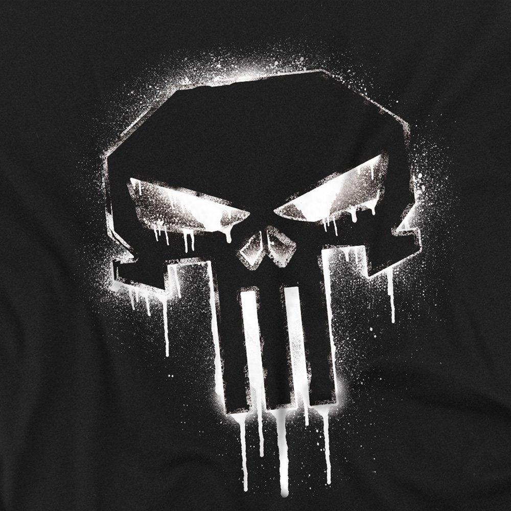 Black - Punisher - Punisher Spray Mens T-Shirt Black - 2