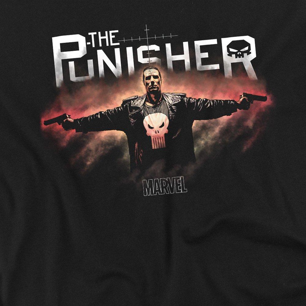 Black - Punisher - Punisher Through Fire Mens Mens T-Shirt Black - 2