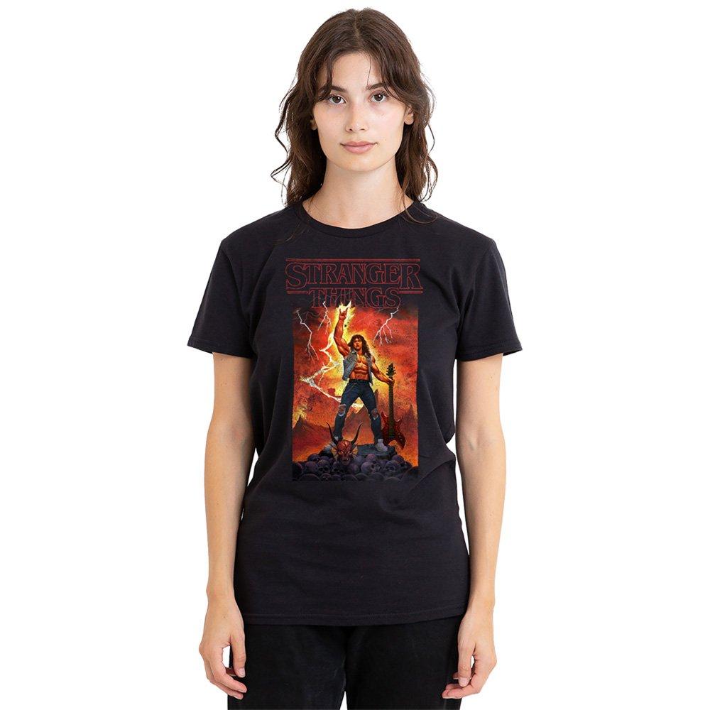 Black - Stranger Things - Stranger Things Rock Of Eddie Munson Ladies T Shir - 1