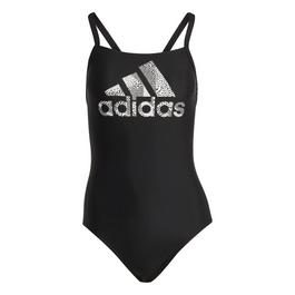 adidas Big Logo Swimsuit Womens