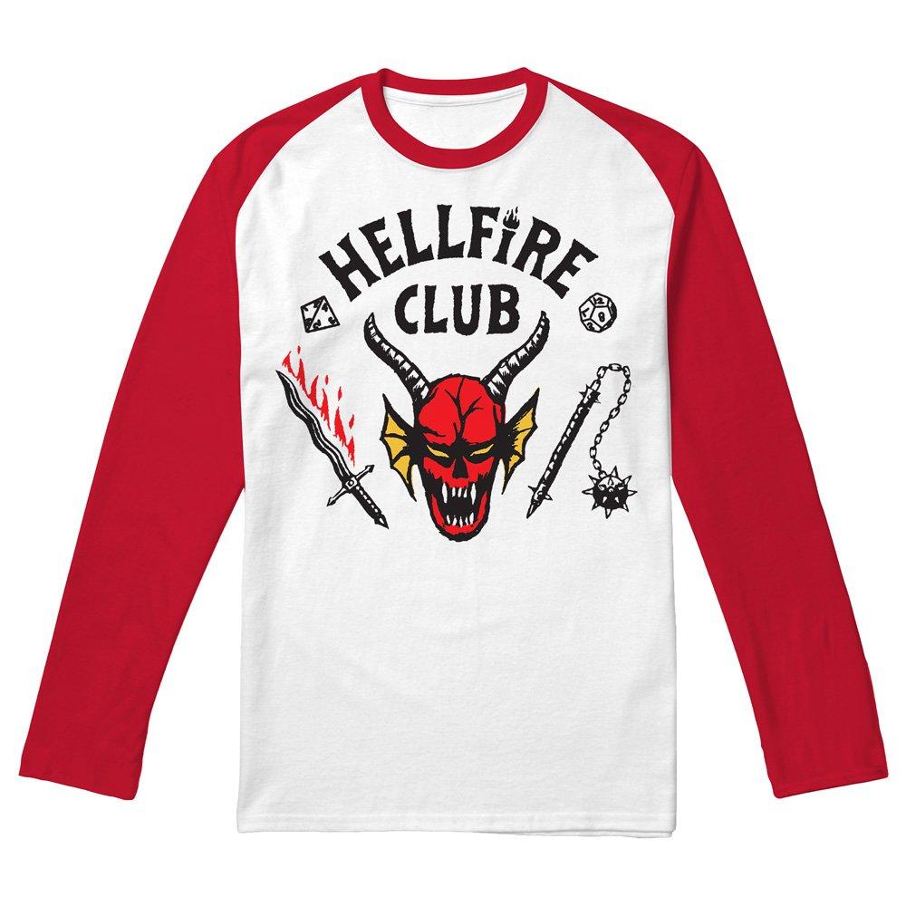 Multi - Stranger Things - Stranger Things Hellfire Club Raglan Ls Long Baseb - 1