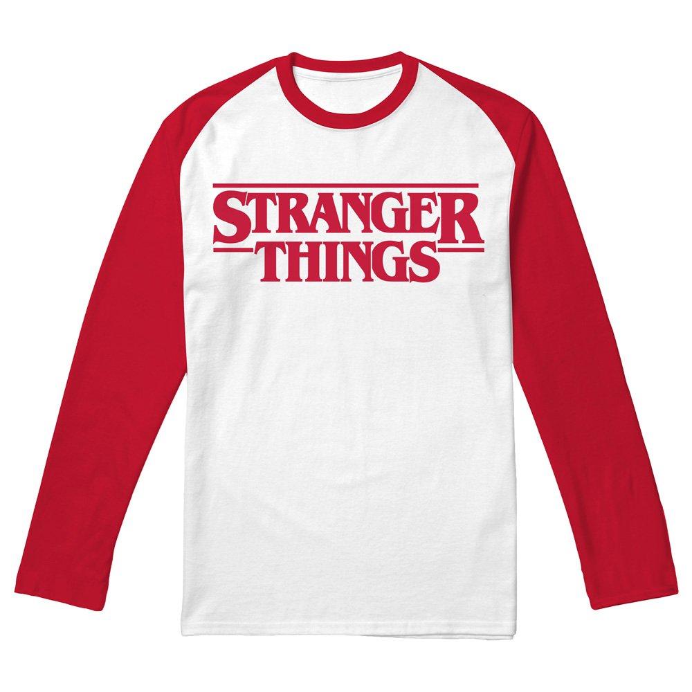 Multi - Stranger Things - Stranger Things Main Logo Raglan Adult Long Baseba - 1