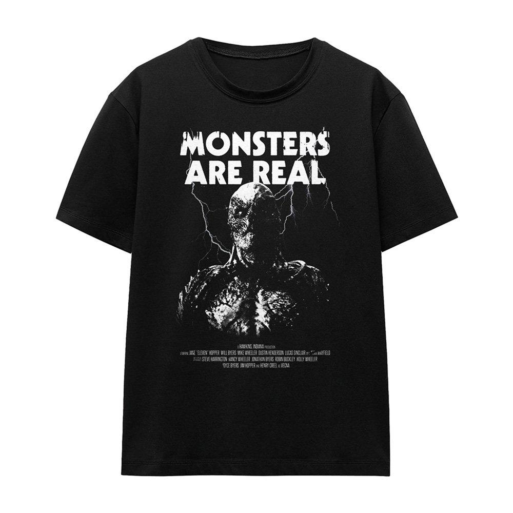 Black - Stranger Things - Stranger Things Vecna Monsters Are Real T-Shirt B - 4