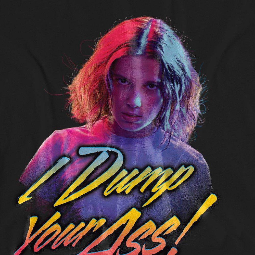 Black - Stranger Things - Stranger Things I Dump Your Ass! T-Shirt Black - 2