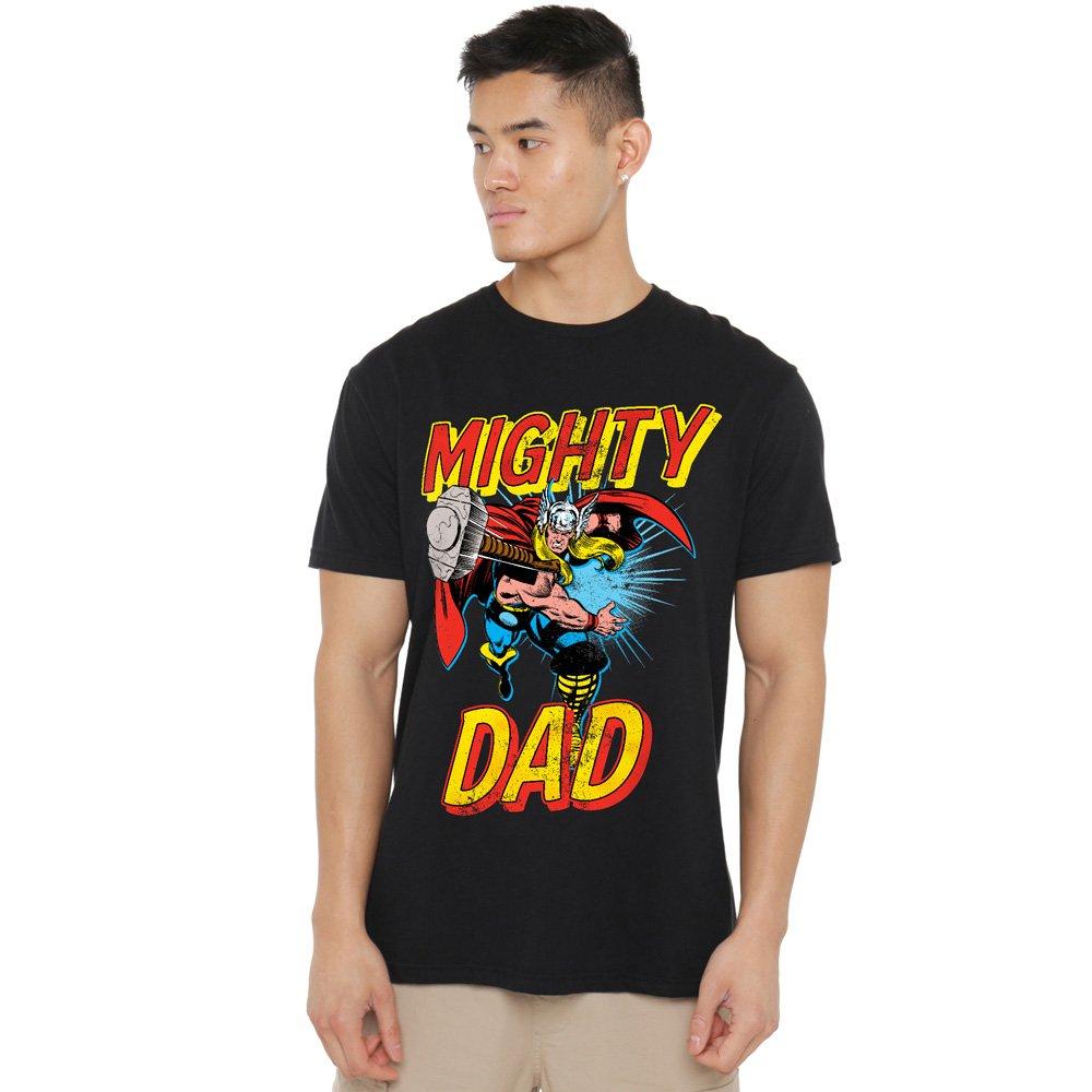 Thor Thor Mighty Dad Mens T-Shirt Black