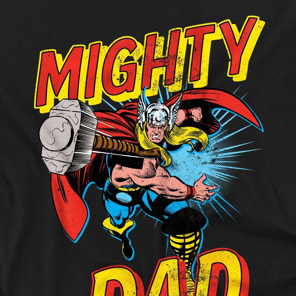 Black - Thor - Thor Mighty Dad Mens T-Shirt Black - 2