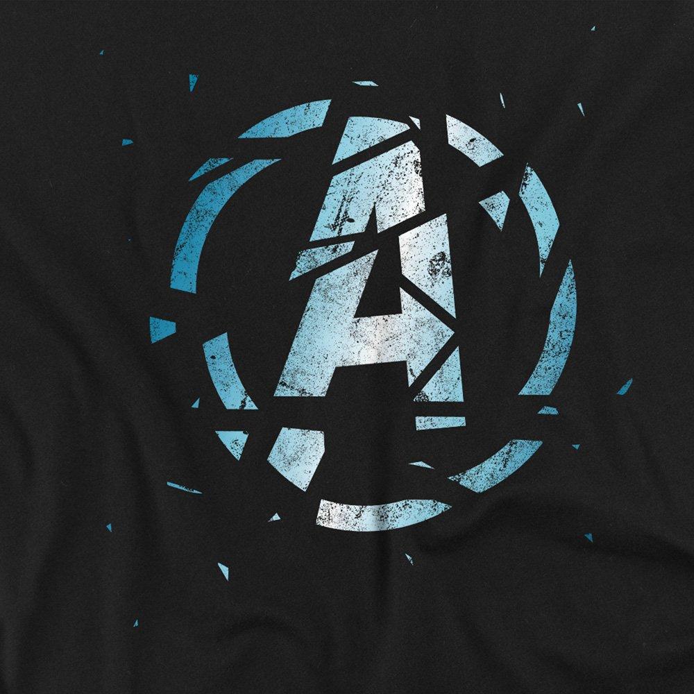 Black - Avengers - Avengers Shattered Cotton Mens T-Shirt Black - 2