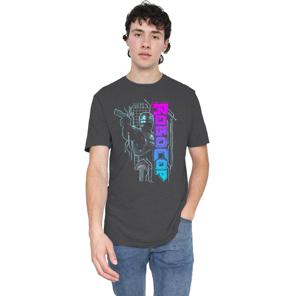 Grey - Other - Robocop Robo Neon T-Shirt Charcoal - 1