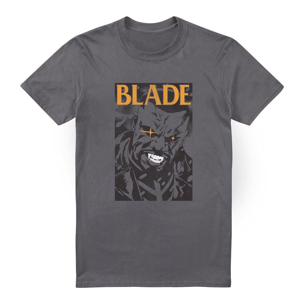 Charcoal - Other - Blade Stare Cotton Mens T-Shirt Charcoal - 4